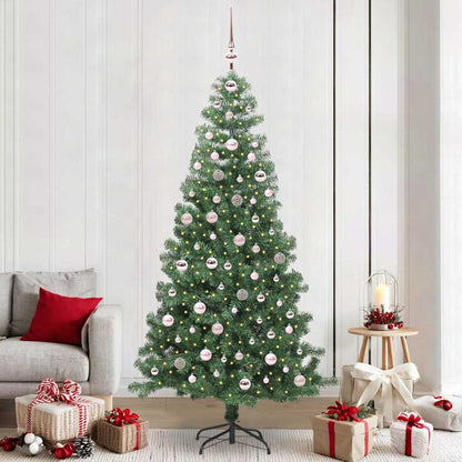 Christmas Tree with 300 LEDs with Stand Green 240 cm PVC
