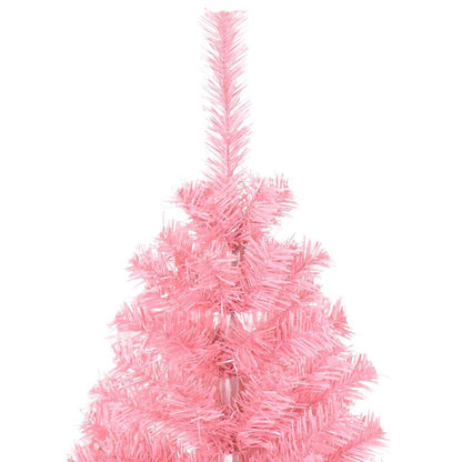 Christmas Tree with 150 LEDs with Stand Pink 150 cm PVC