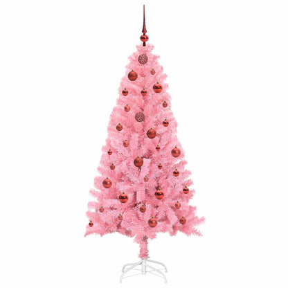Christmas Tree with 150 LEDs with Stand Pink 150 cm PVC