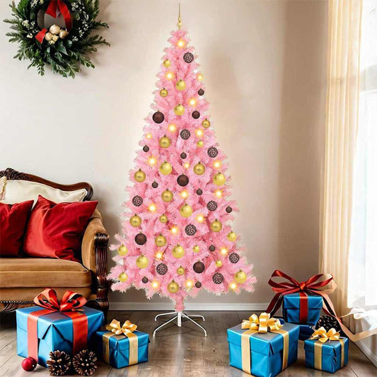 Christmas Tree Pink 180 cm PVC
