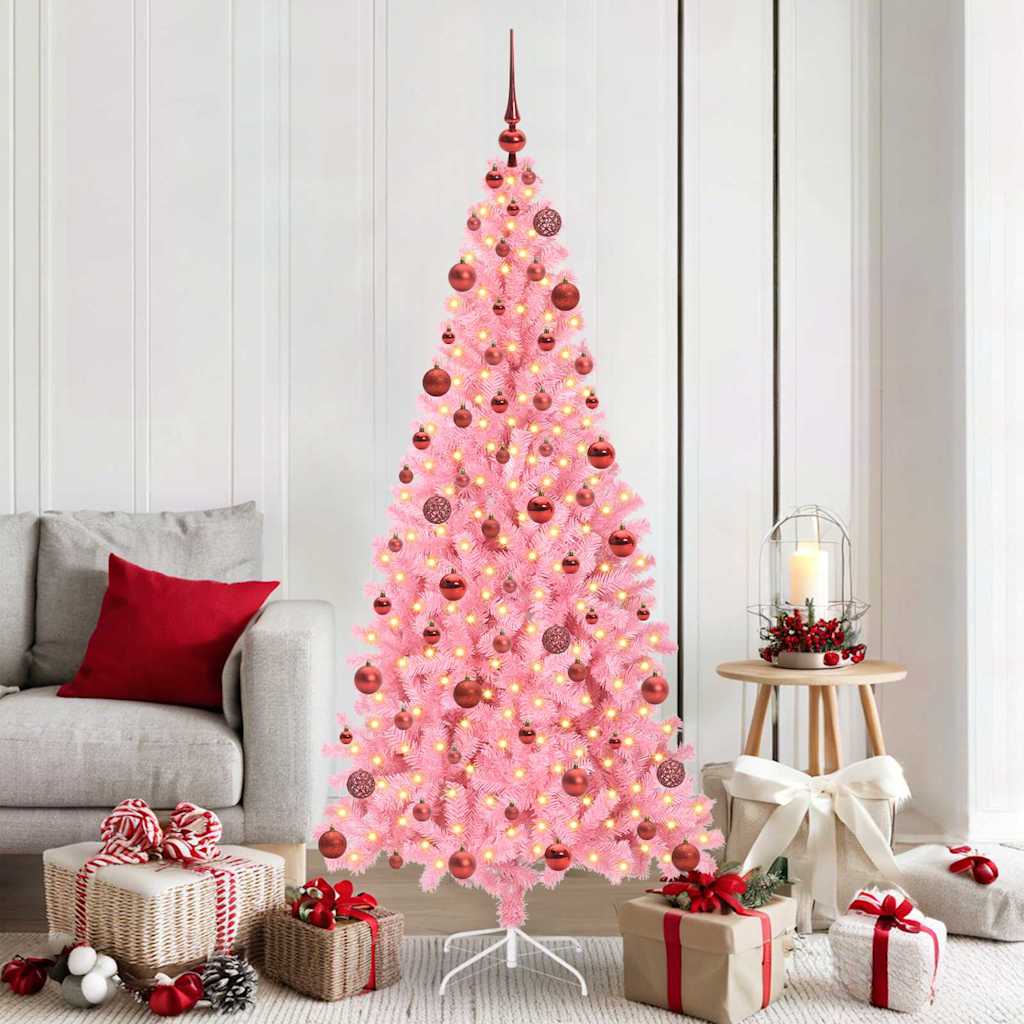 Christmas Tree Pink 180 cm PVC
