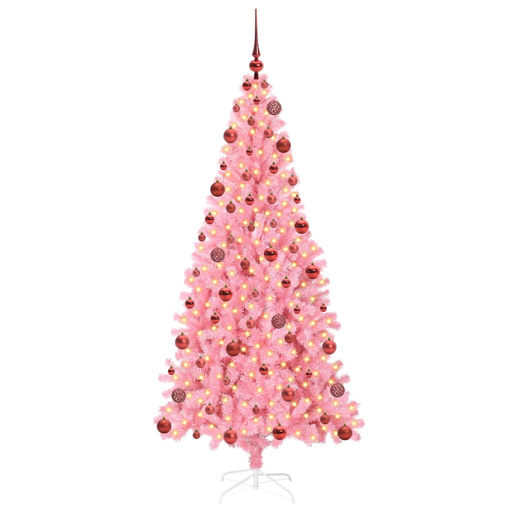 Christmas Tree Pink 180 cm PVC
