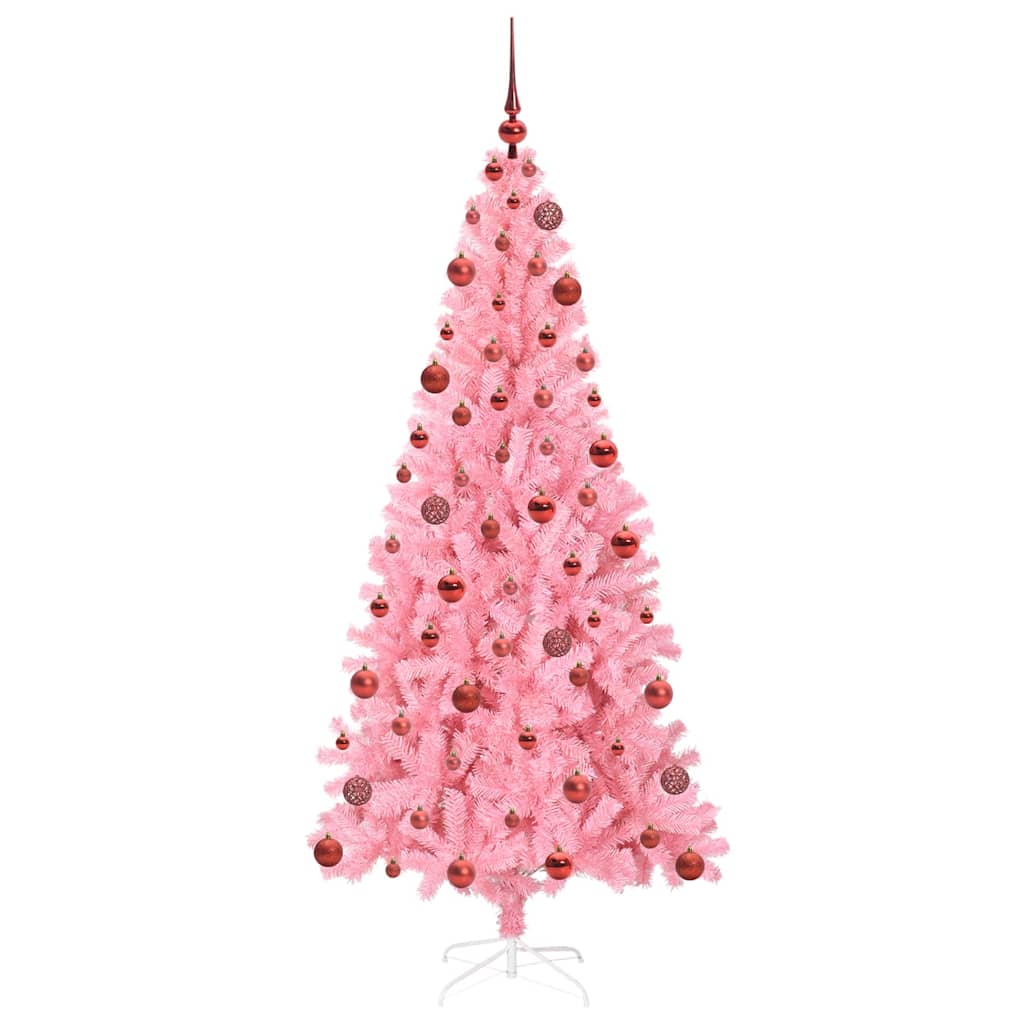 Christmas Tree Pink 180 cm PVC