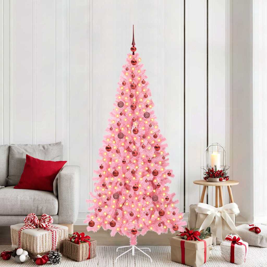 Christmas Tree Pink 210 cm PVC