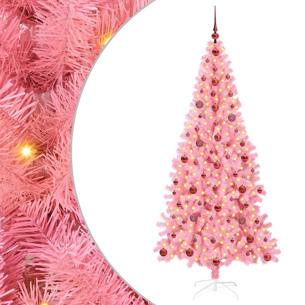 Christmas Tree Pink 210 cm PVC
