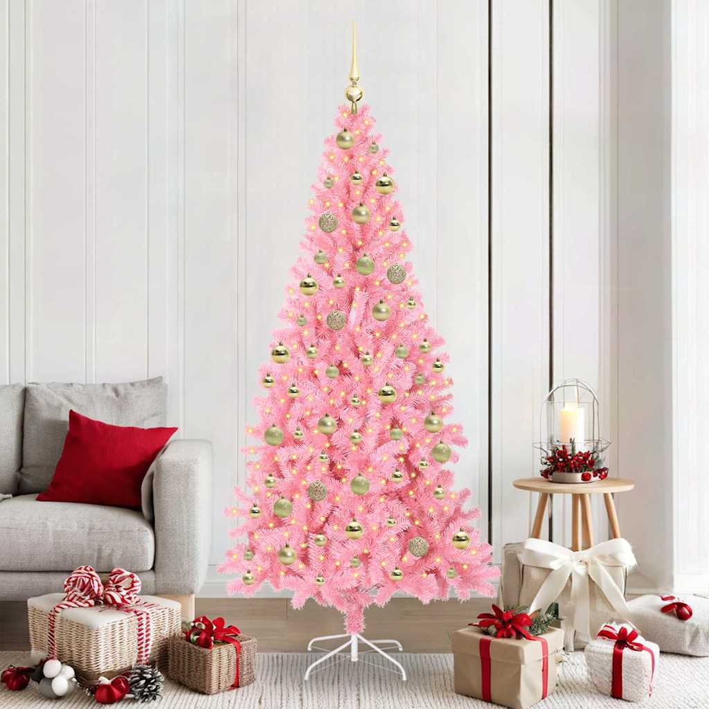 Christmas Tree Pink 210 cm PVC