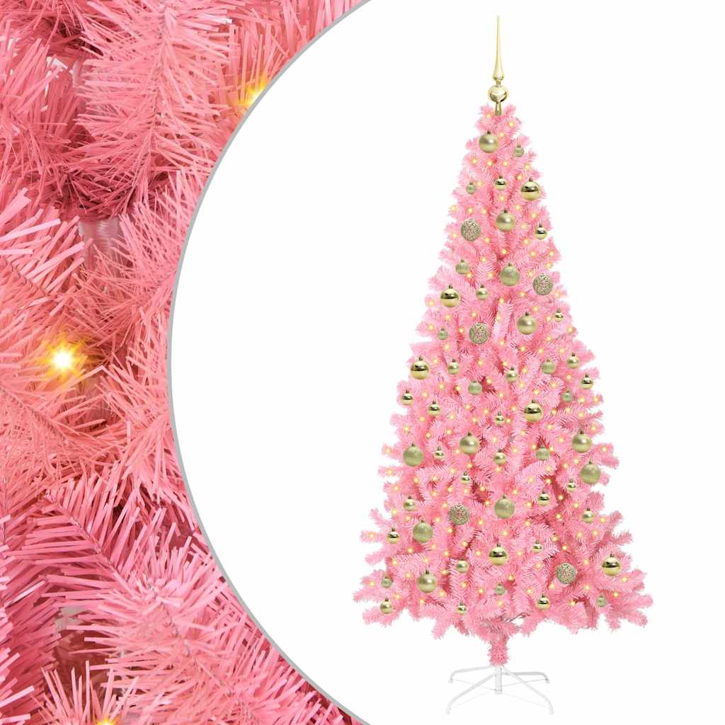 Christmas Tree Pink 210 cm PVC