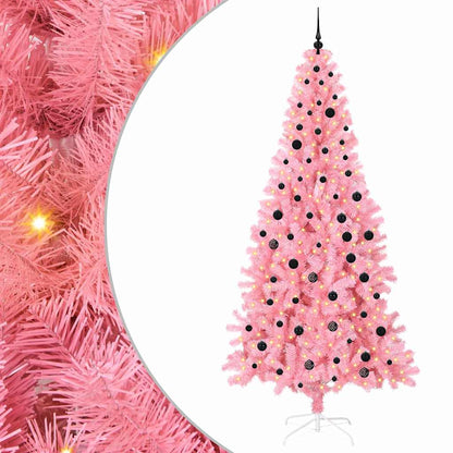 Christmas Tree Pink 240 cm PVC