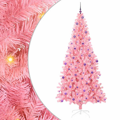 Christmas Tree Pink 240 cm PVC