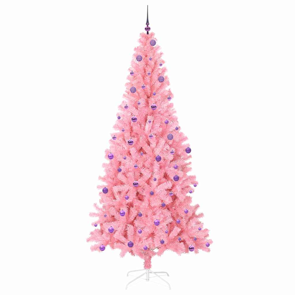 Christmas Tree Pink 240 cm PVC