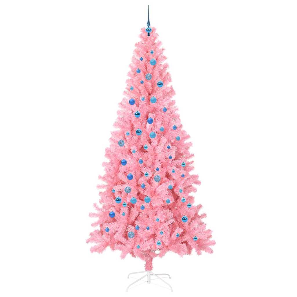 Christmas Tree Pink 240 cm PVC