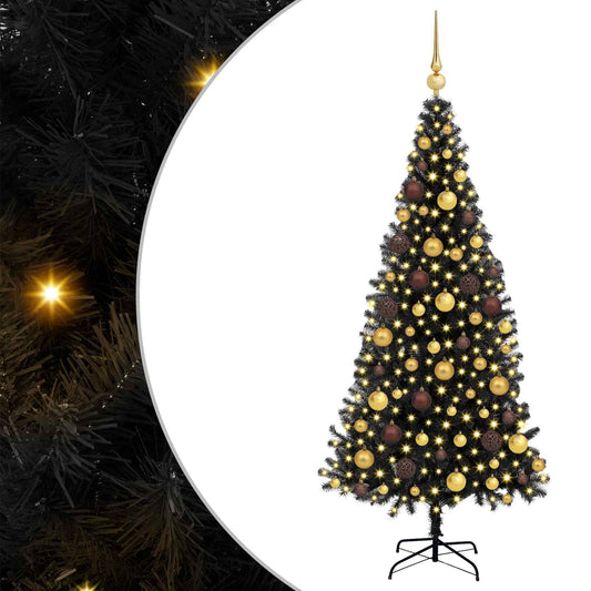 Christmas Tree Black 180 cm PVC