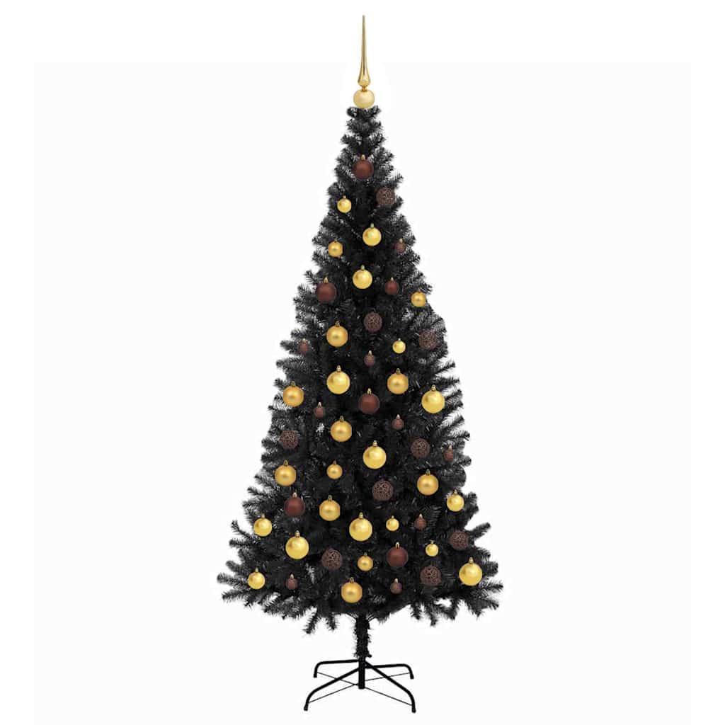 Christmas Tree Black 180 cm PVC