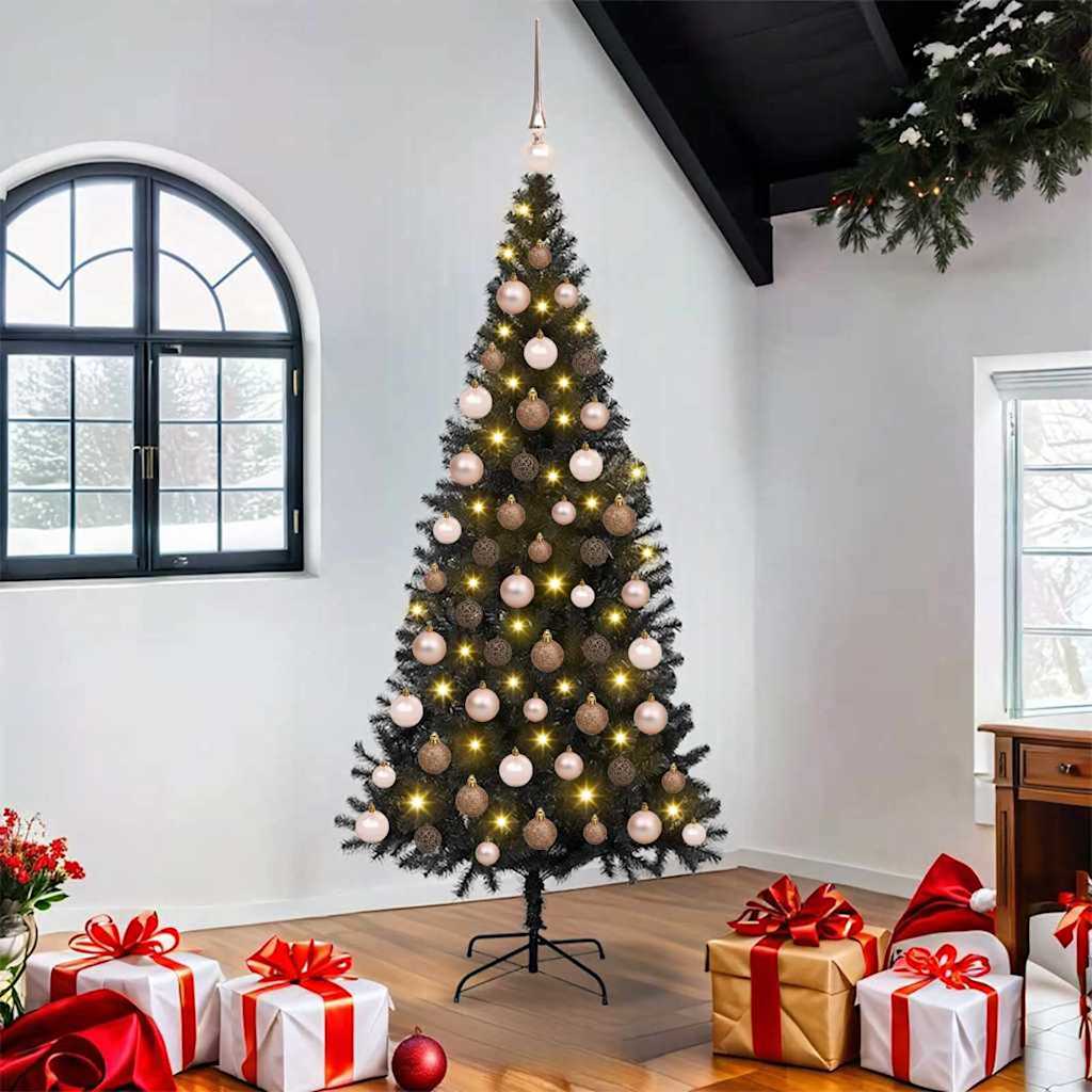 Christmas Tree Black 180 cm PVC
