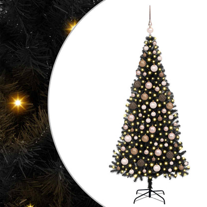 Christmas Tree Black 180 cm PVC