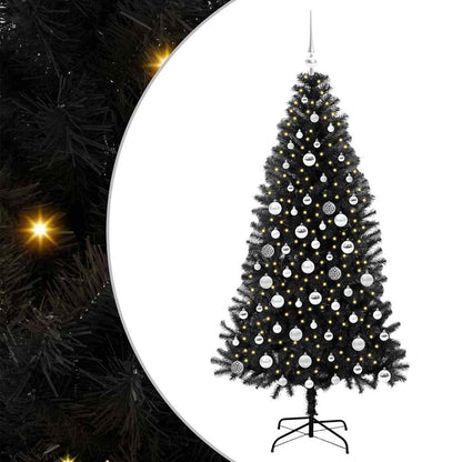 Christmas Tree Black 180 cm PVC