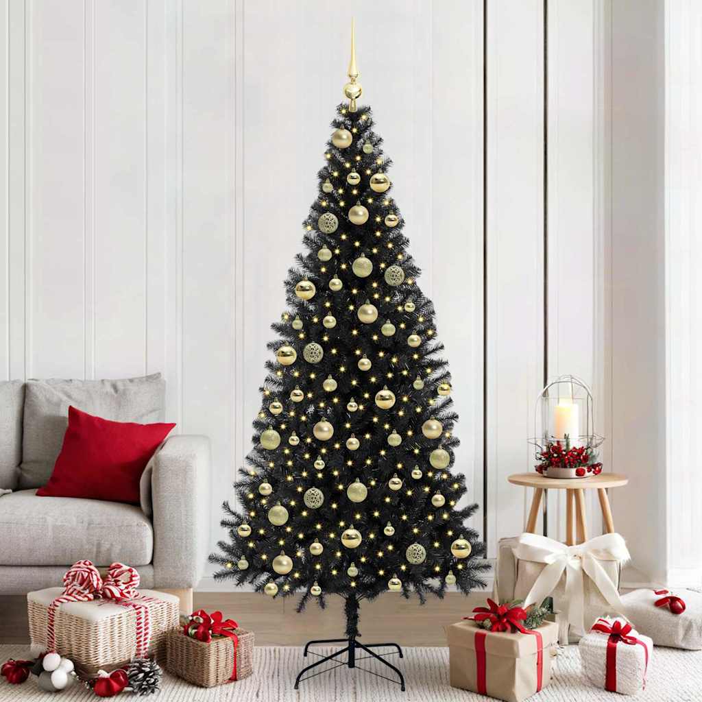 Christmas Tree Black 210 cm PVC