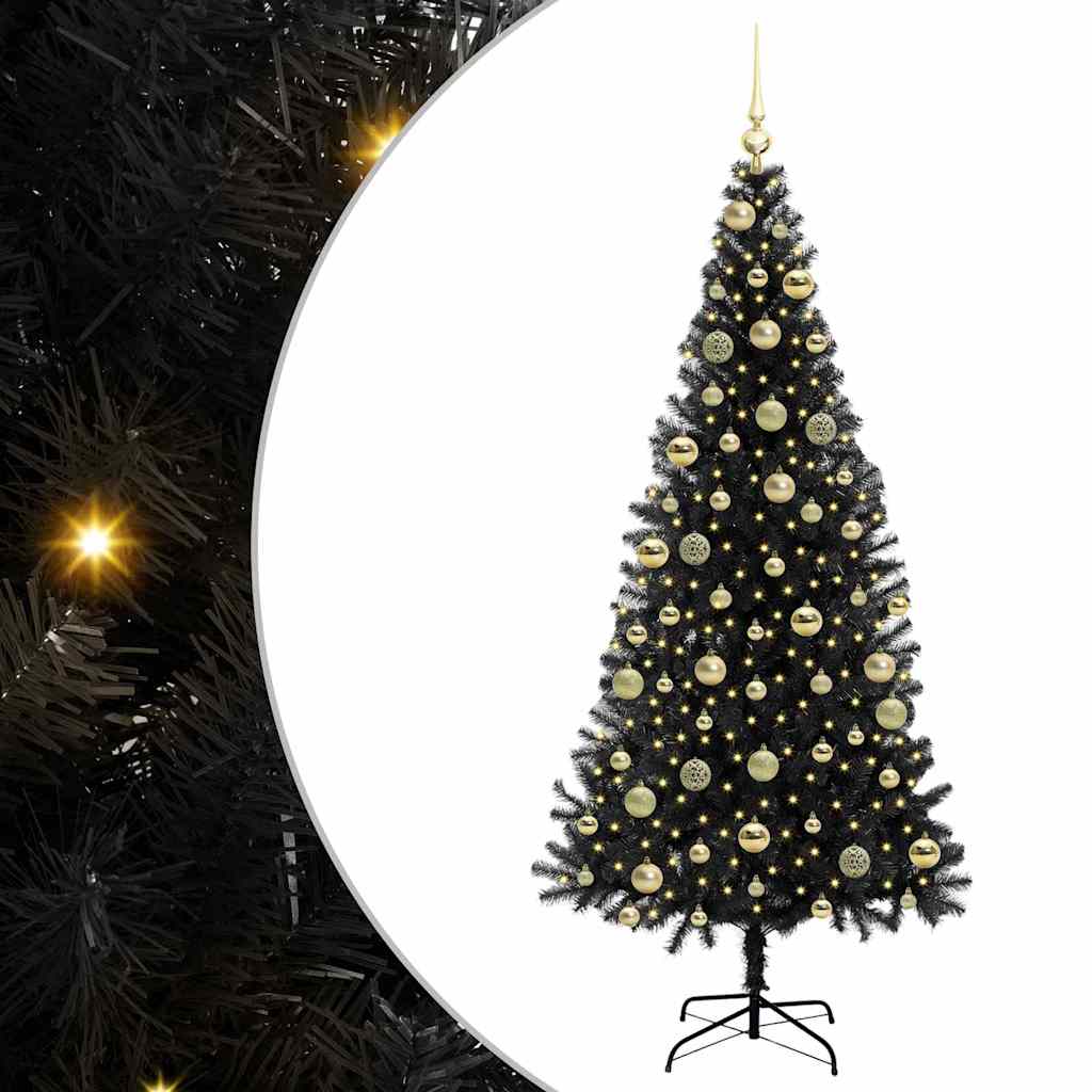 Christmas Tree Black 210 cm PVC