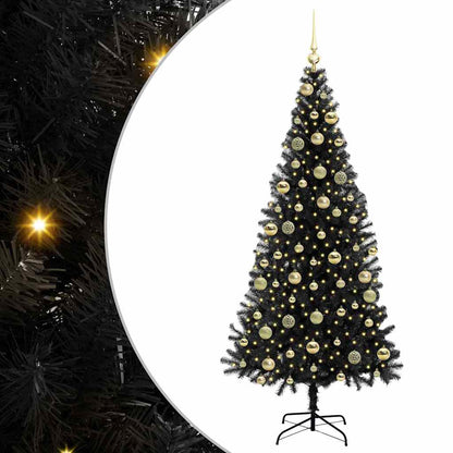 Christmas Tree Black 210 cm PVC