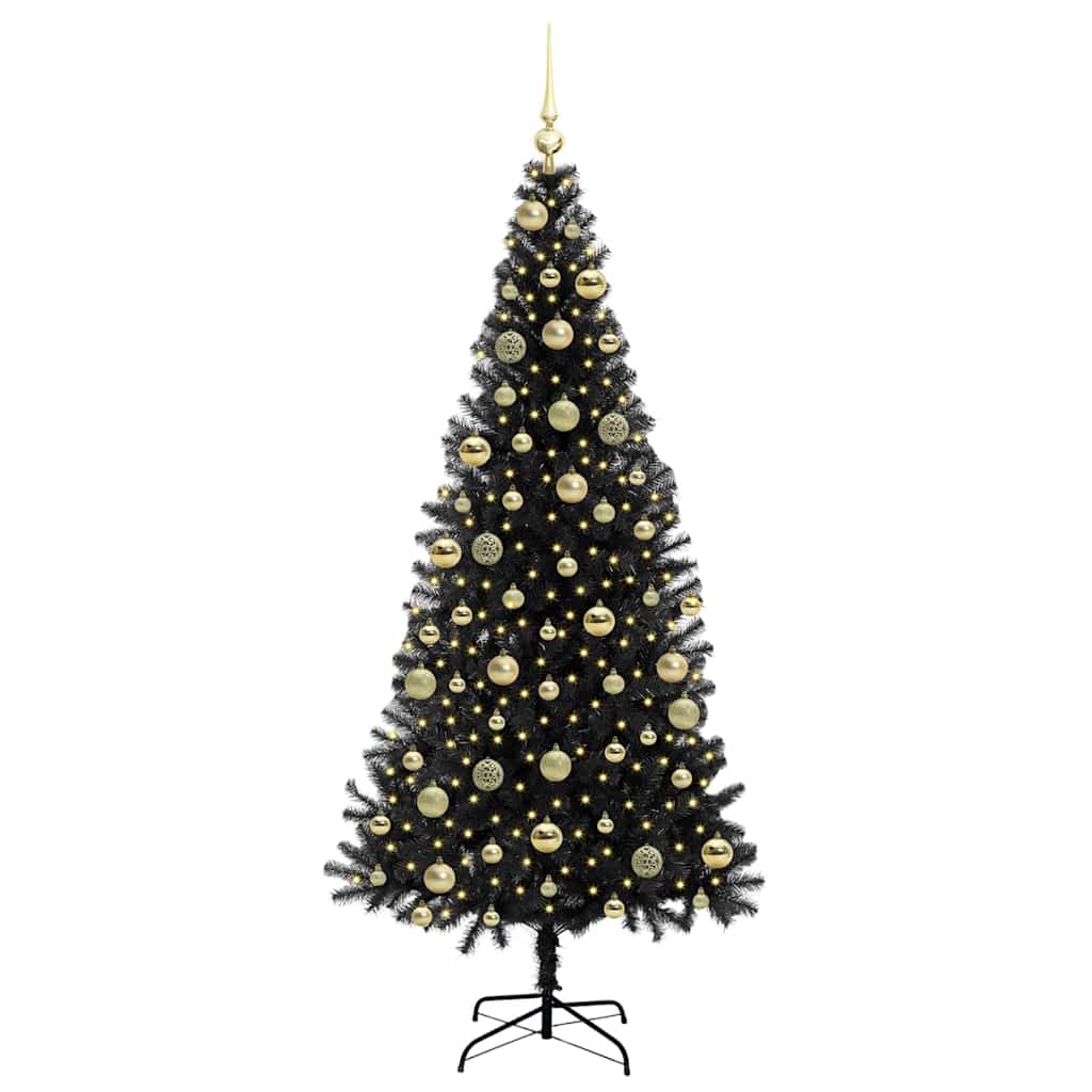 Christmas Tree Black 210 cm PVC