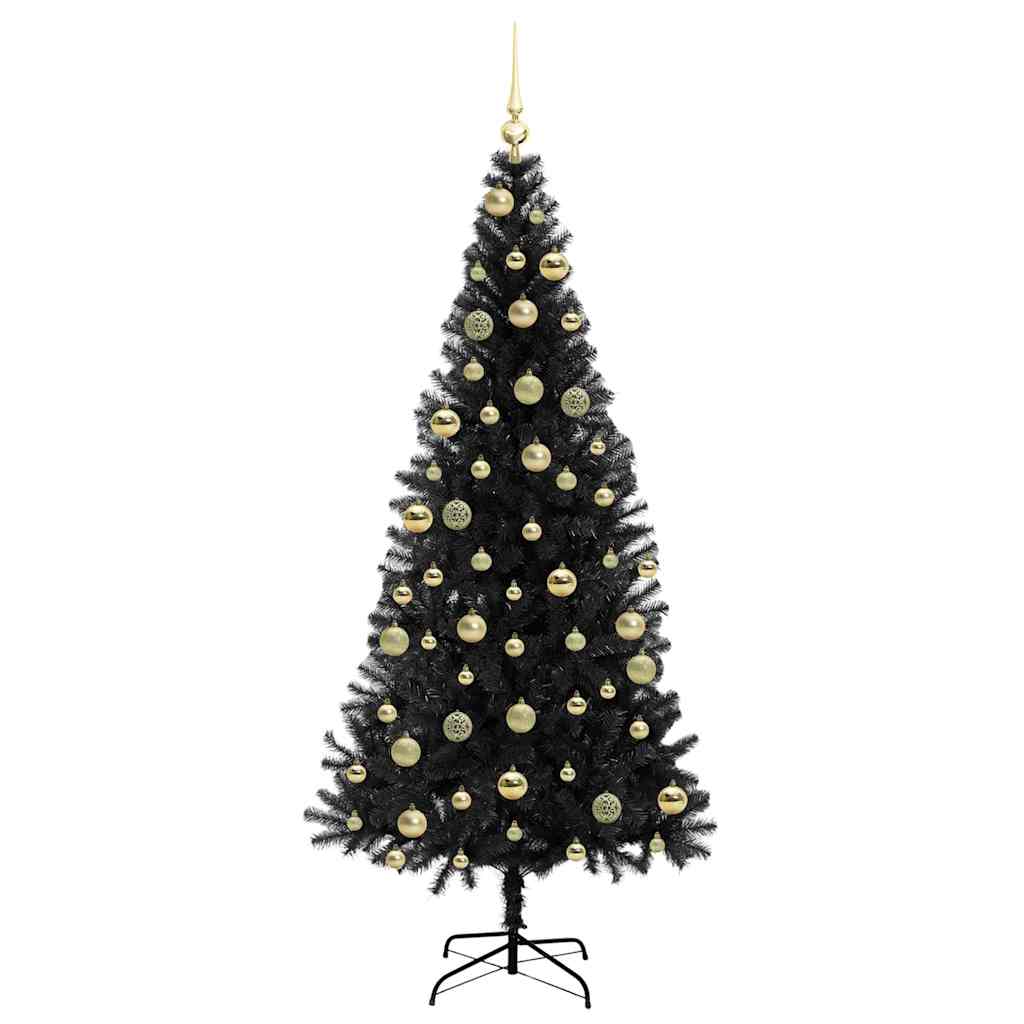 Christmas Tree Black 210 cm PVC