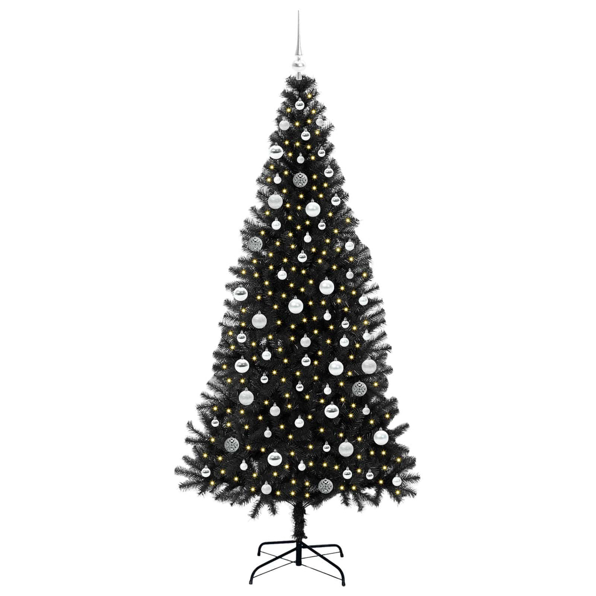 Christmas Tree Black 210 cm PVC