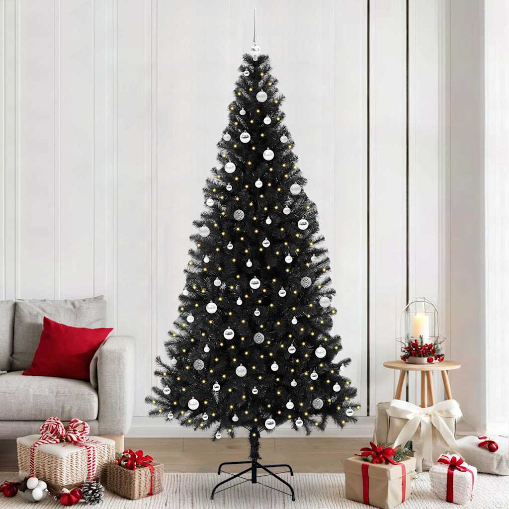 Christmas Tree Black 240 cm PVC