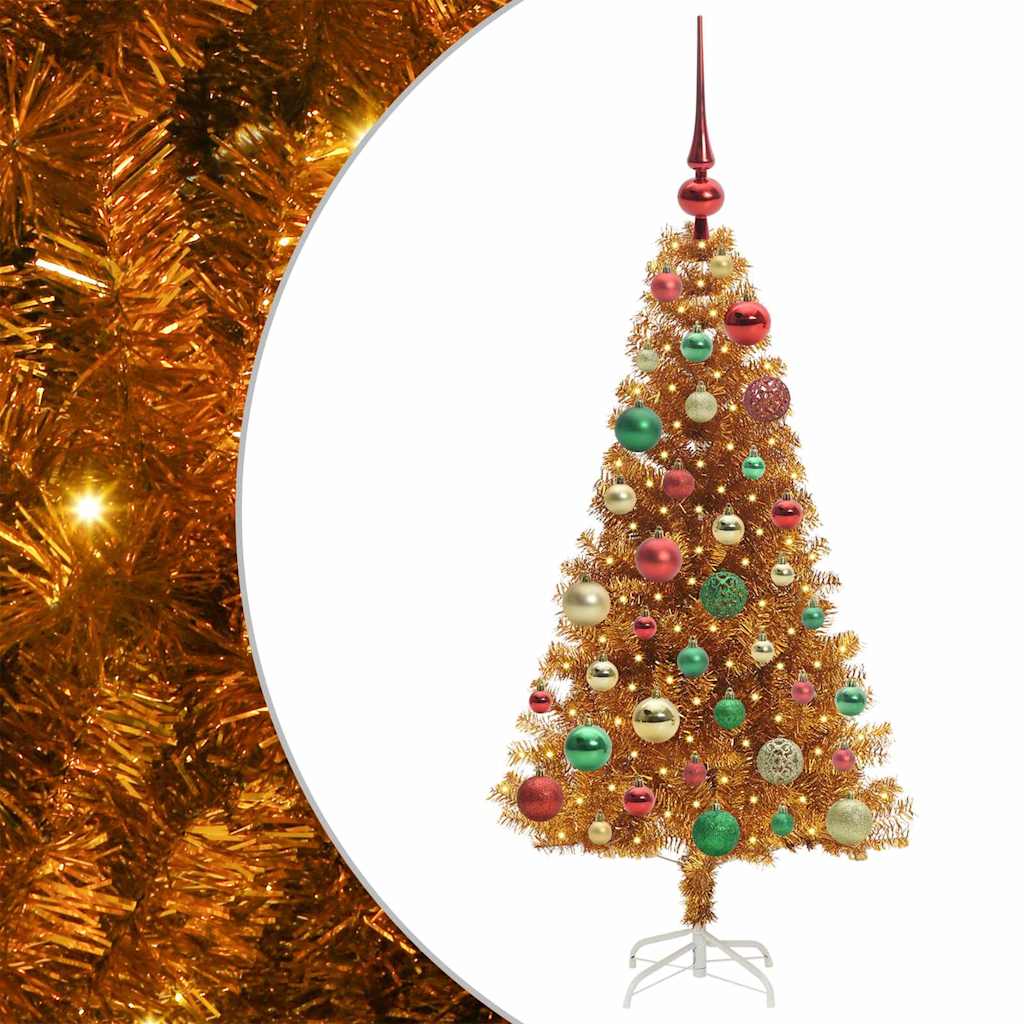 Christmas Tree Gold 120 cm PET