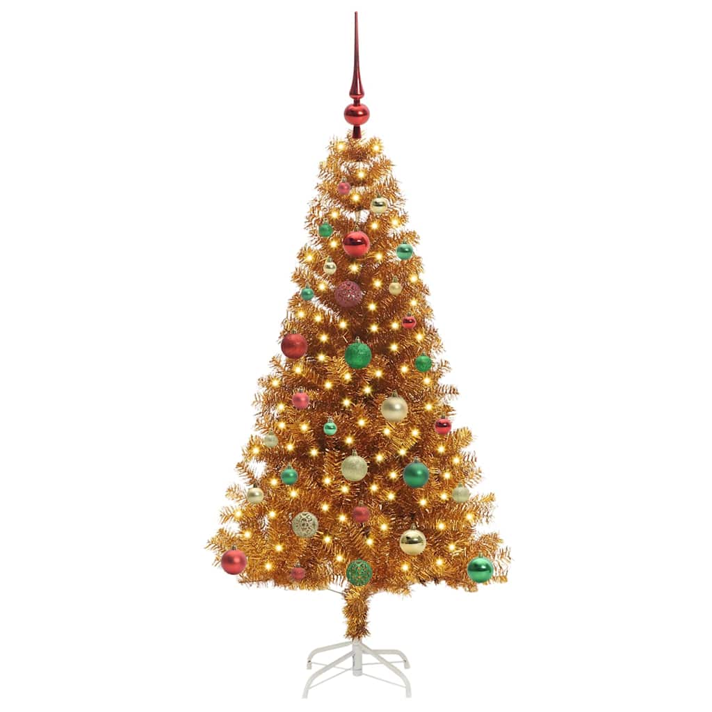 Christmas Tree Gold 150 cm PET