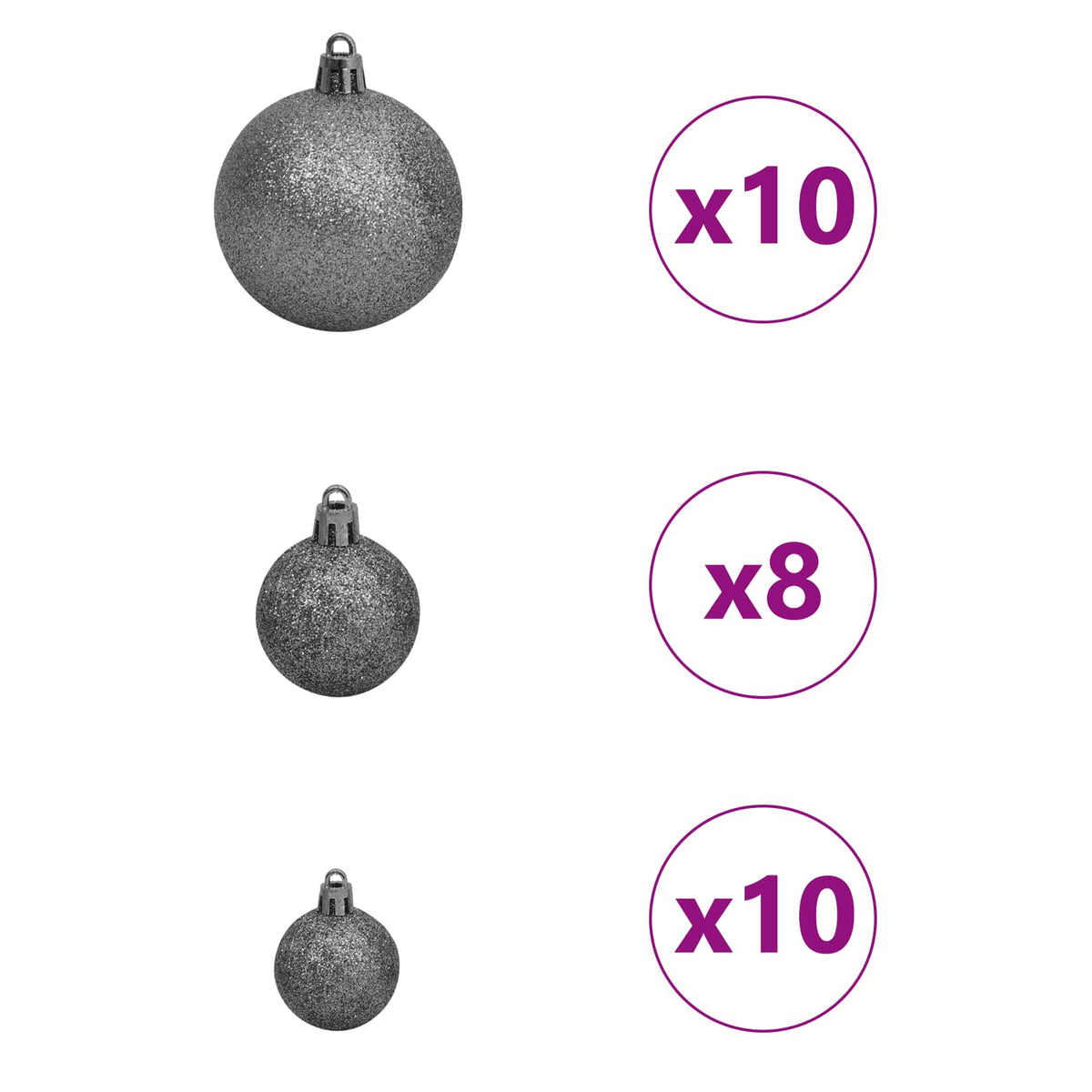 Christmas Tree Gold 180 cm PET