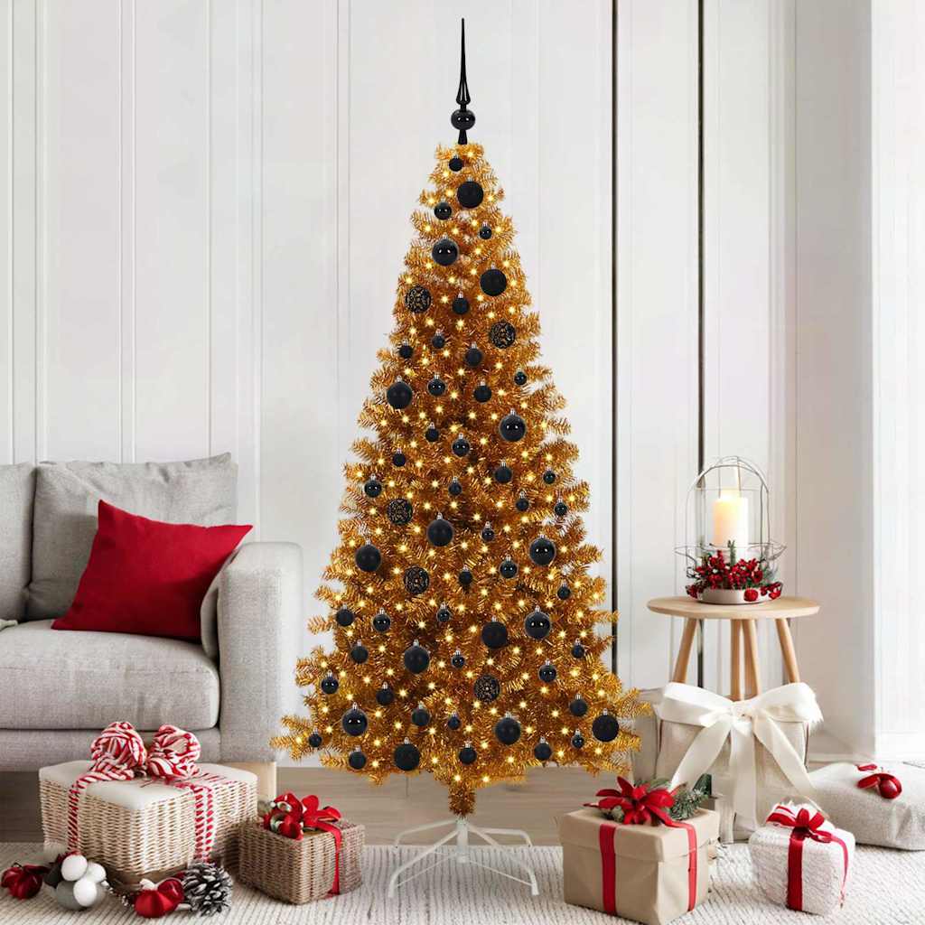 Christmas Tree Gold 180 cm PET