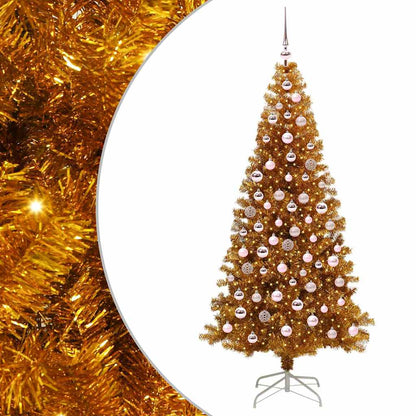 Christmas Tree Gold 180 cm PET