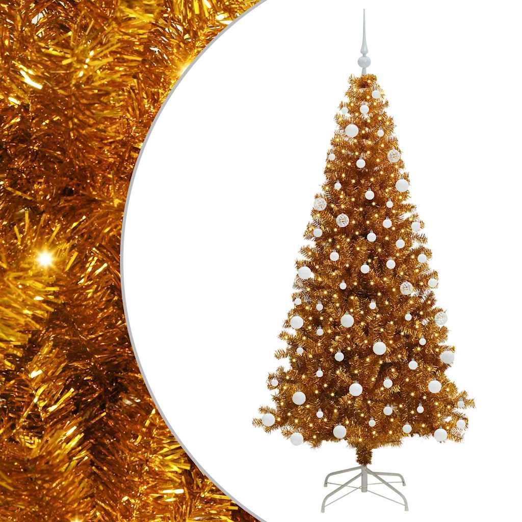 Christmas Tree Gold 180 cm PET