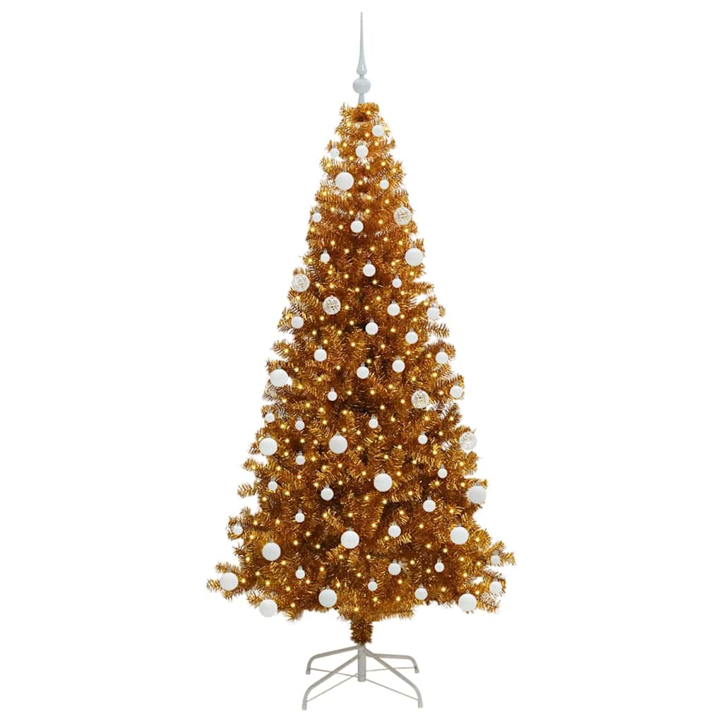 Christmas Tree Gold 180 cm PET