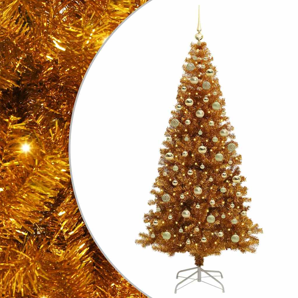 Christmas Tree Gold 180 cm PET