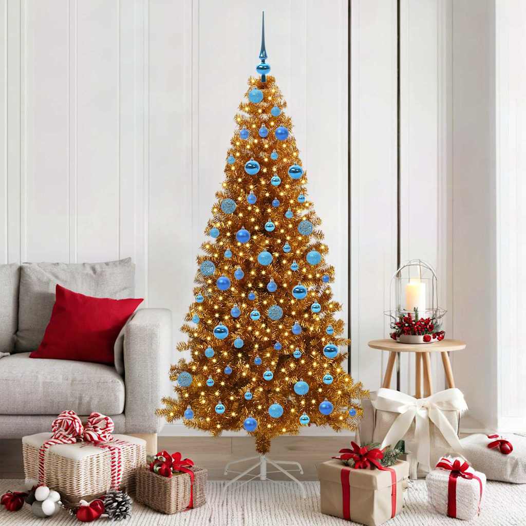 Christmas Tree Gold 180 cm PET