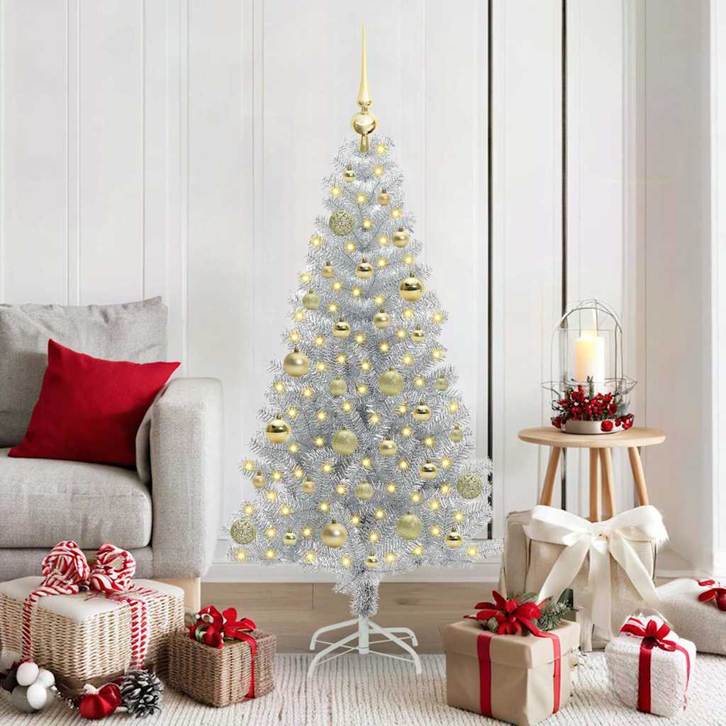 Christmas Tree Silver 150 cm PET