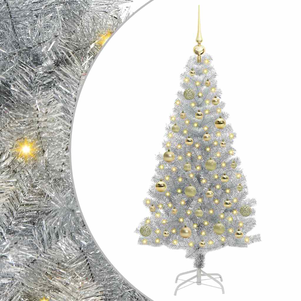 Christmas Tree Silver 150 cm PET