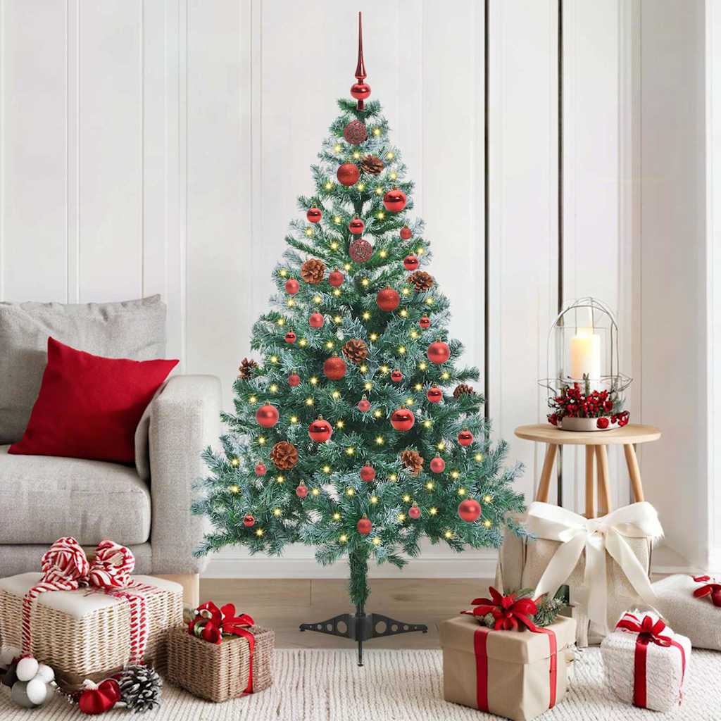Artificial Christmas Tree with Stand Green 150 cm PVC and Steel
