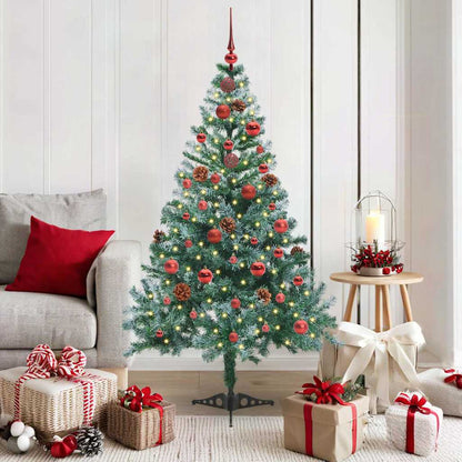 Artificial Christmas Tree with Stand Green 150 cm PVC and Steel