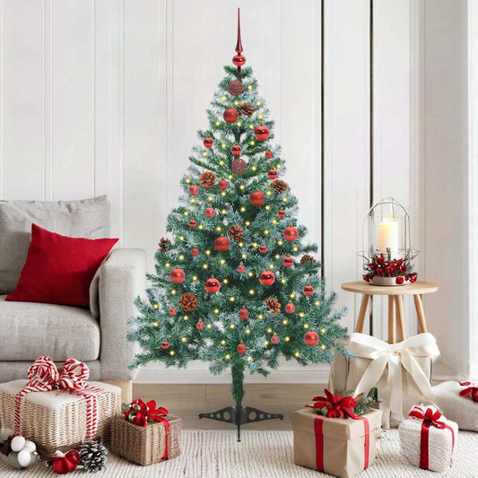 Artificial Christmas Tree with Stand Green 150 cm PVC and Steel
