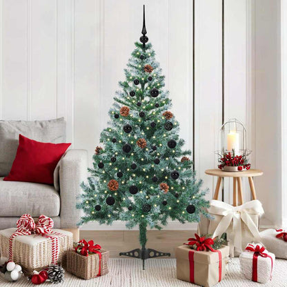 Artificial Christmas Tree with Stand Green 150 cm PVC and Steel
