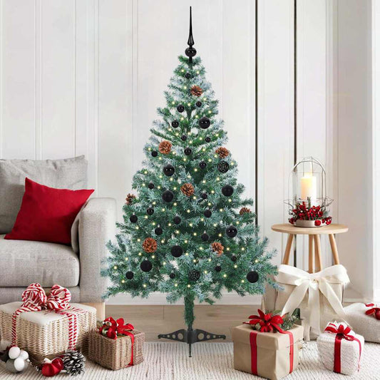 Artificial Christmas Tree with Stand Green 150 cm PVC and Steel