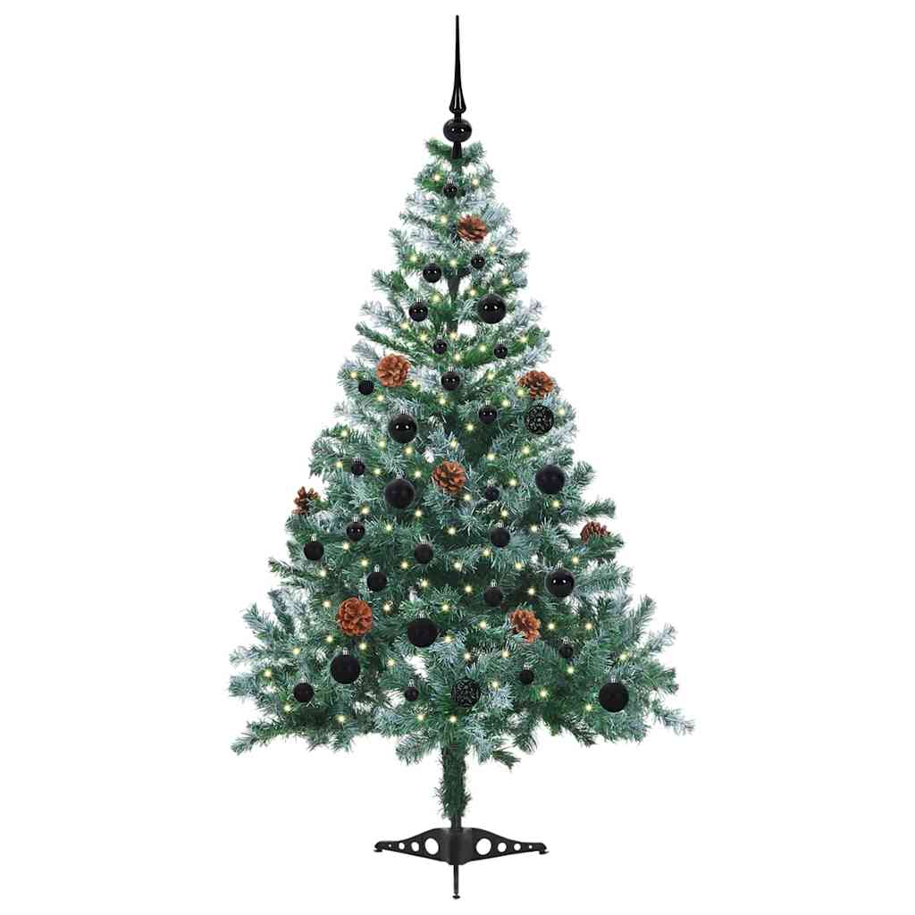 Artificial Christmas Tree with Stand Green 150 cm PVC and Steel