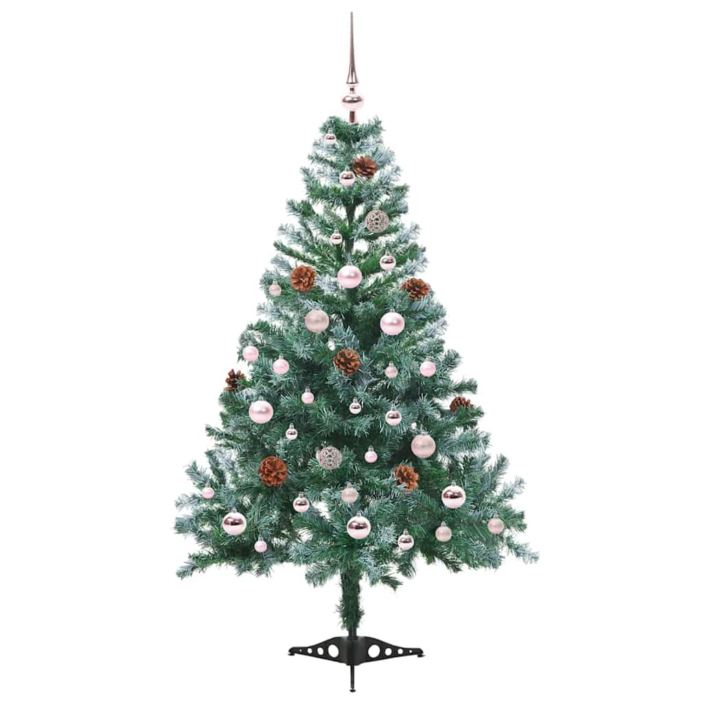 Artificial Christmas Tree with Stand Green 150 cm PVC and Steel