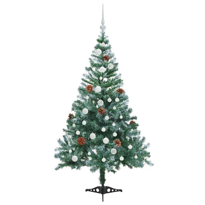 Artificial Christmas Tree with Stand Green 150 cm PVC and Steel