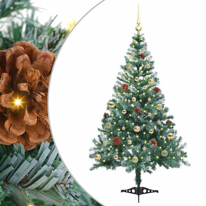 Artificial Christmas Tree with Stand Green 150 cm PVC and Steel