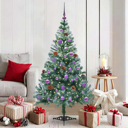 Artificial Christmas Tree with Stand Green 150 cm PVC and Steel