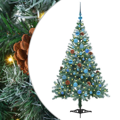 Artificial Christmas Tree with Stand Green 150 cm PVC and Steel