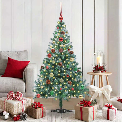 Artificial Christmas Tree with Stand Green 150 cm PVC and Steel